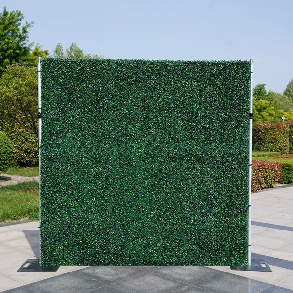 8Ft*8Ft Artificial Grass Wall Rolling Up Curtain Grass Wall,Greeny Backdrop,Grass Backdrop