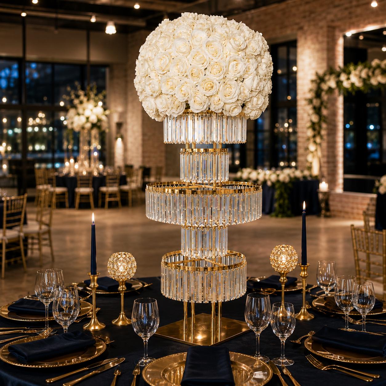 Crystal 2 Tier Stand - Etsy