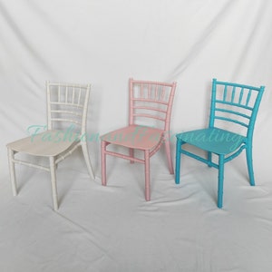 5 Pack  Child’s Resin Chiavari Chair ,Kids Party Chair