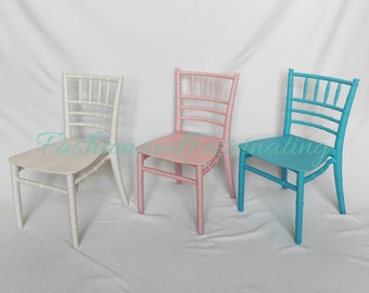 5 Pack  Child’s Resin Chiavari Chair ,Kids Party Chair