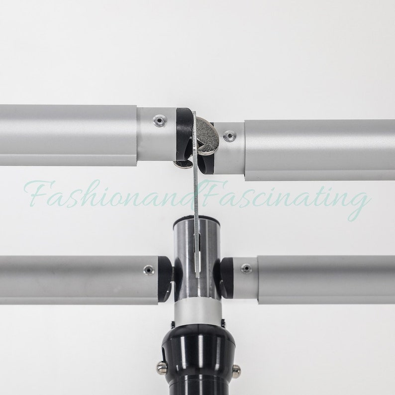 Adjustable Pipe and Drape Backdrop Stand Kit 10x10 / 10x20 FT | Wedding Backdrop Frame | Heavy Duty Aluminum Event Curtain Stand image 7