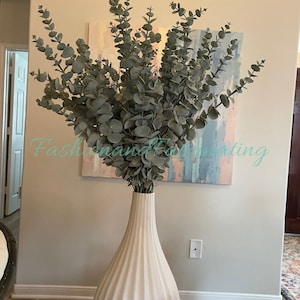50 PCS | 34″ Long Artificial Eucalyptus Leaves