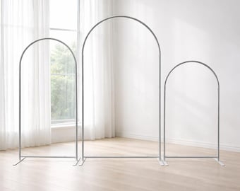 3 PCs Wedding Arch Frames, Aluminum Alloy Backdrop Stand, Ceremony Decor Arch