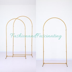 3 PCs Gold Wedding Arches ,Flower Stands, Wedding Arch,Backdrop Stand,Arch Covers