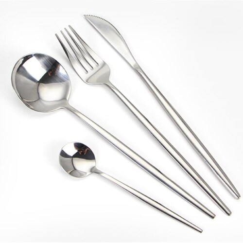 50 sets | 200 PCs Stainless shops Steel Silverware Set