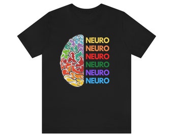 NEURO SHIRT GIFT, Neurology Shirt, Neuroscientist Shirt, Neuro Nurse, Neurosurgeon Shirt, Unisex Jersey Short Sleeve Tee
