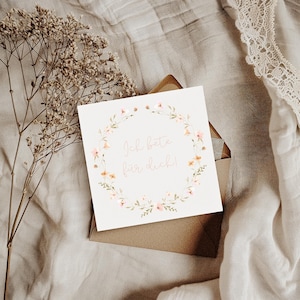 Christliche Postkarte:Ich bete für dich!| Geschenk| Bibel | Glaube