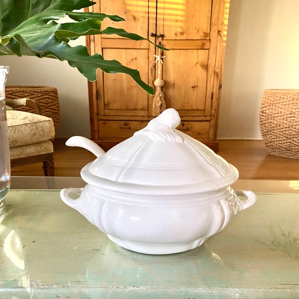White Soup Tureen Etsy