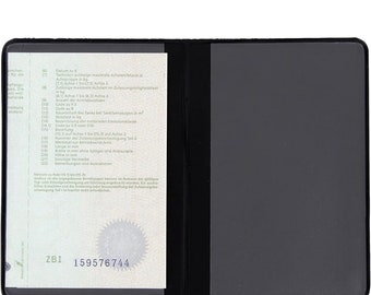Cartella di immatricolazione del veicolo | Cartella per patente di guida Carta d'identità di immatricolazione del veicolo | Custodia protettiva pieghevole