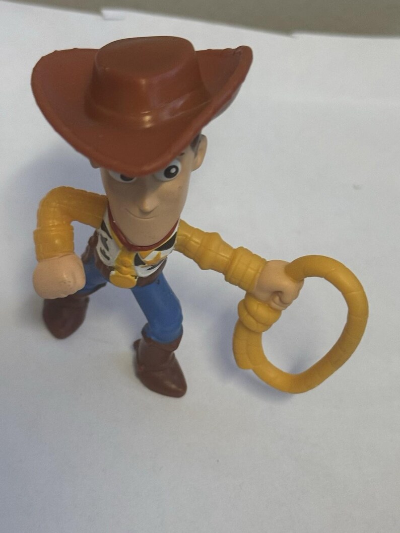 Disney Toy Story WOODY Fisher Price Imaginext 3" Action Figure With Rope Lasso image 2
