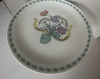 ヴィンテージレート シェイクスピア庭園 by スーザン・グレイバー ケーキプレート台座 シャフォード