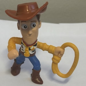 Disney Toy Story WOODY Fisher Price Imaginext 3" Action Figure With Rope Lasso image 1