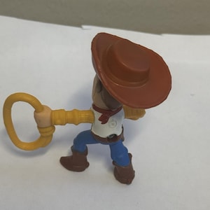 Disney Toy Story WOODY Fisher Price Imaginext 3" Action Figure With Rope Lasso image 3