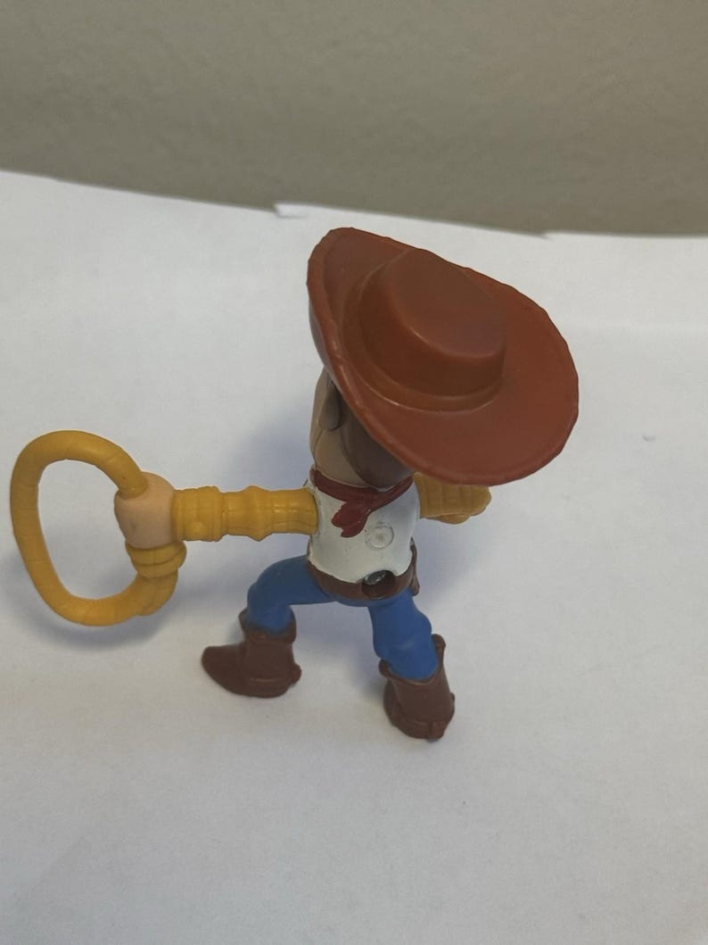 Disney Toy Story WOODY Fisher Price Imaginext 3" Action Figure With Rope Lasso image 3
