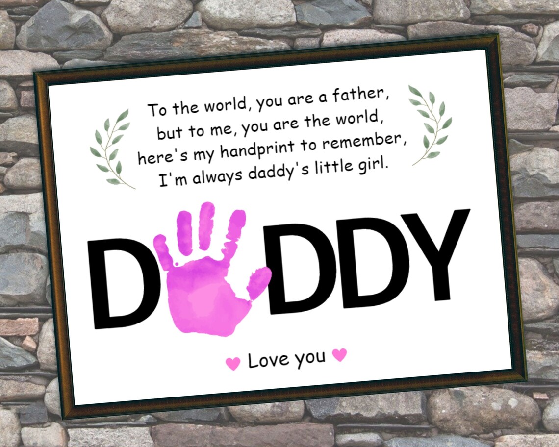Father's Day Printable, Dad Printable Fathers Day, Fathers Day ...