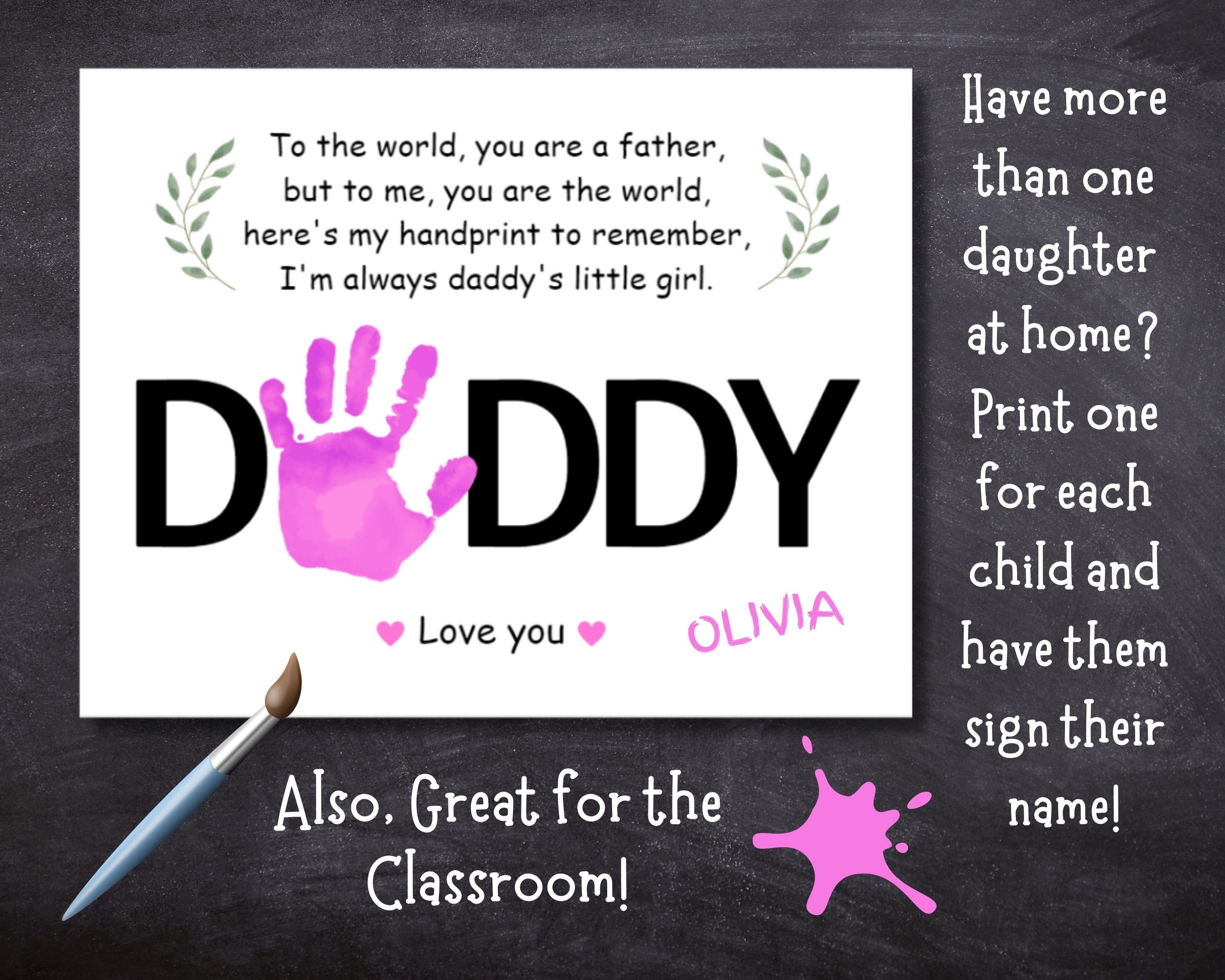 Father's Day Printable, Dad Printable Fathers Day, Fathers Day ...
