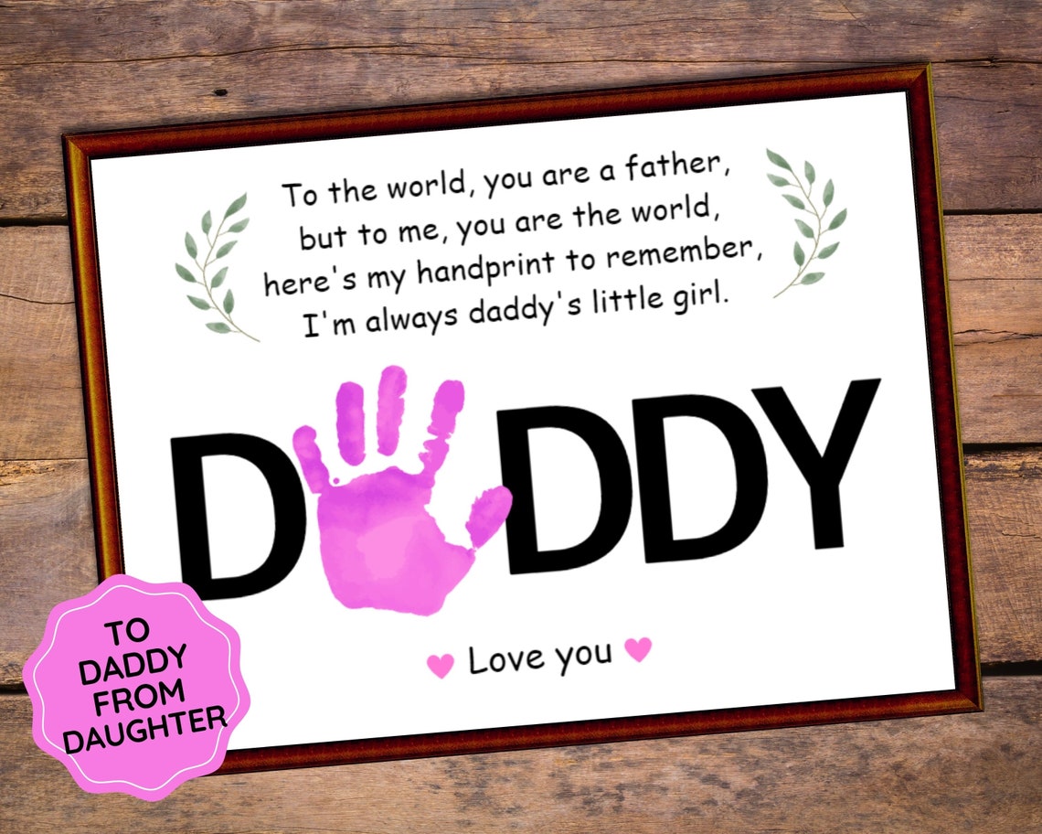 Father's Day Printable, Dad Printable Fathers Day, Fathers Day ...