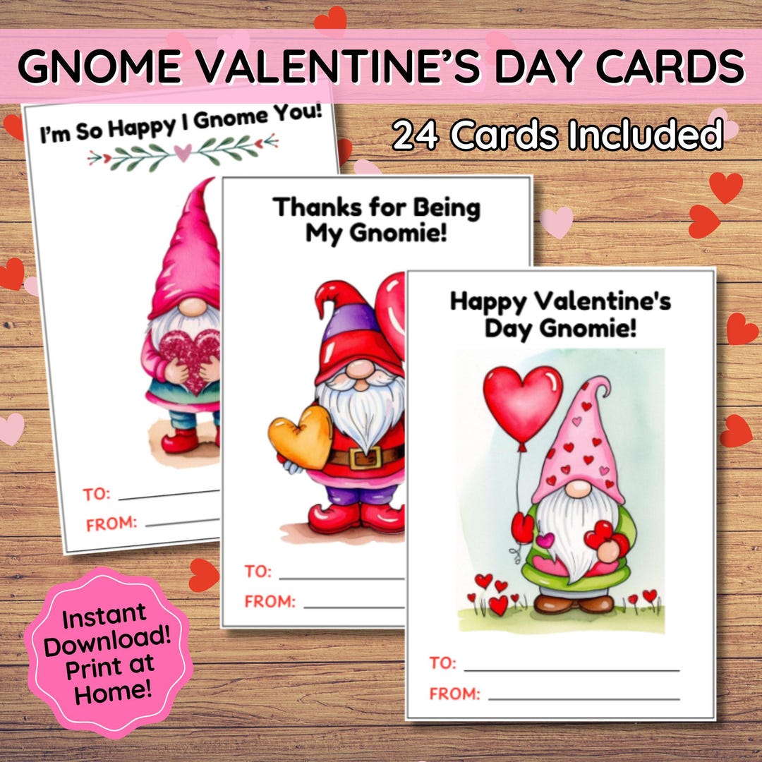 Valentines Day Cards for Kids, School Valentine Cards, Classroom ...