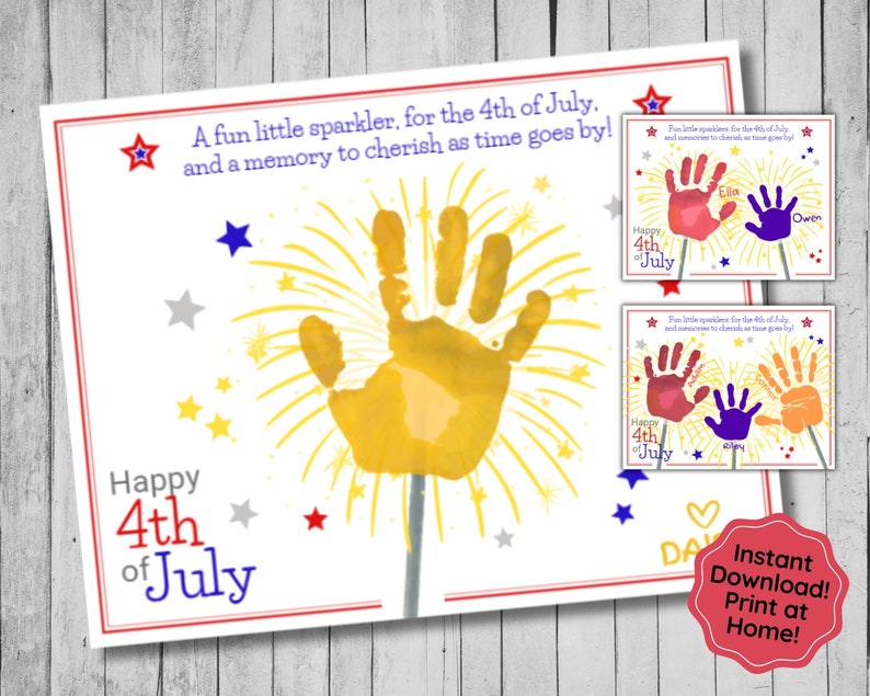 sunday school crafts for 4th of july