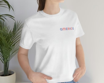 Retro Amerika Shirt, Retro 4. Juli Shirt, 4. Juli Party Shirt, 4. Juli Shirt Frauen, 4. Juli Shirt Männer, Unabhängigkeitstag Shirt
