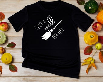 Ich verzaubere dich Shirt, Halloween Shirt, süßes Herbst Shirt, lustiges Halloween Shirt, Halloween Herbst Shirt, Frauen Halloween Shirt