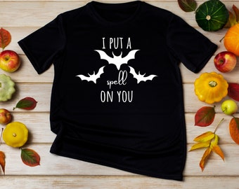 Ich verzaubere dich Shirt, Halloween Shirt, süßes Herbst Shirt, lustiges Halloween Shirt, Halloween Herbst Shirt, Frauen Halloween Shirt