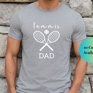 Tennis Dad Shirt, Tennis Dad Tee, Tennis Dad T-Shirt, Gift for Tennis Dad, Tennis Daddy, Team Dad Tee, Matching Tennis Family