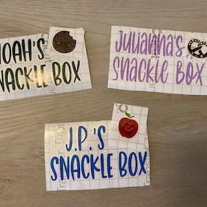Personalized Snackle Box LABEL ONLY / Kids’ Snack LABEL