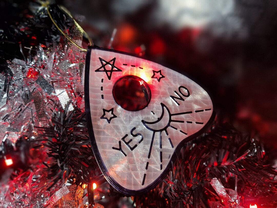 3D Ouija Weihnachtsbaum Ornament // Gothic Hexmas Halloween Etsy.de