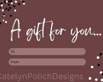 Etiquetas para presentes imprimíveis com tema de bolinhas e pacote de 4 cores