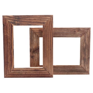 Picture frame for pictures 13 x 18 cm - made of real reclaimed barn wood - handmade wooden frame from Allgäu