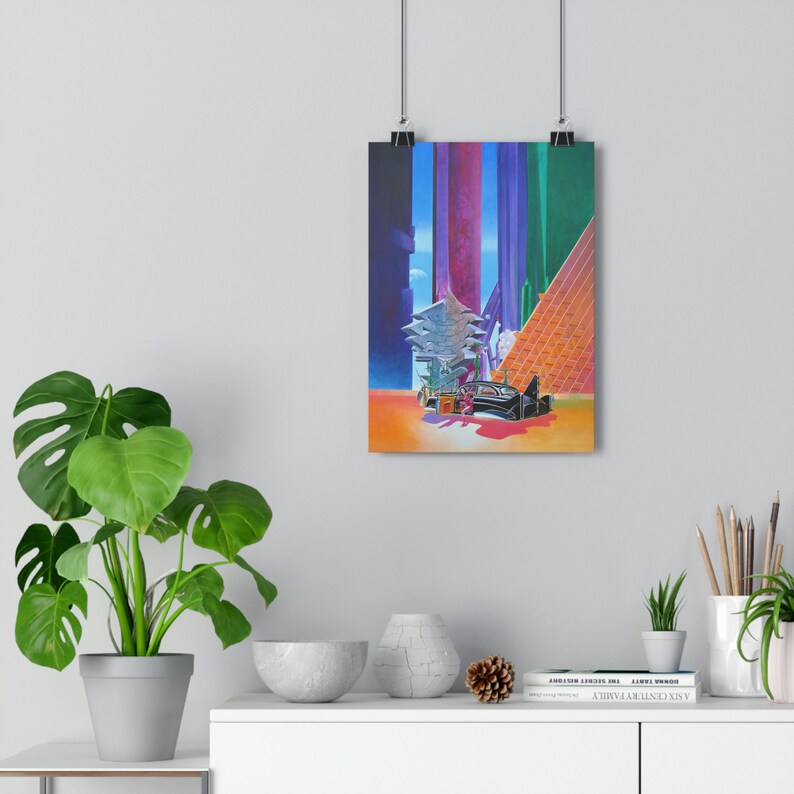 Ruby Noir Art Print, Alan Okamoto Illustration image 2