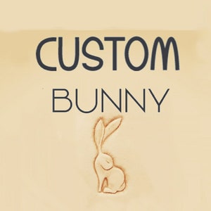 CUSTOM BUNNY - realistic bunny rabbit pet plush stuffed animal personalized soft sculpture replica