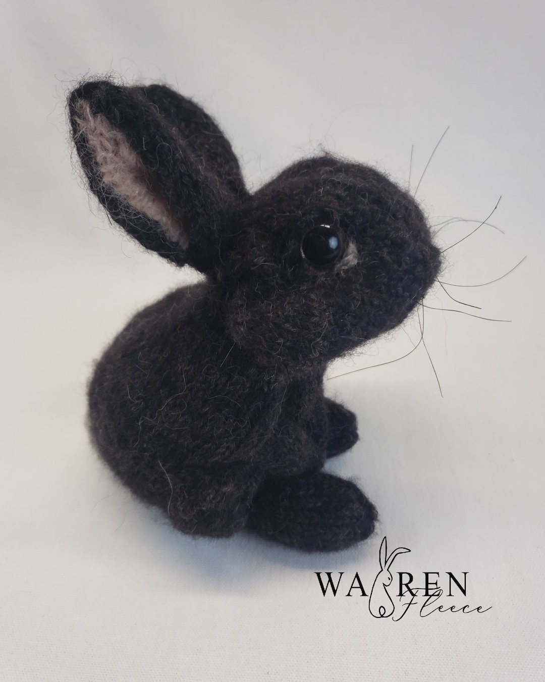Stuffed Dwark Rabbit Bunny Rabbit • Knitted • Realistic • Knitted Dwarf • Custom Pet Plush ...