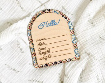 Hmong baby birth stat sign, Hmong new baby gift, Hmoob newborn photo prop, southeast asian baby announcement, nyob zoo new baby hospital