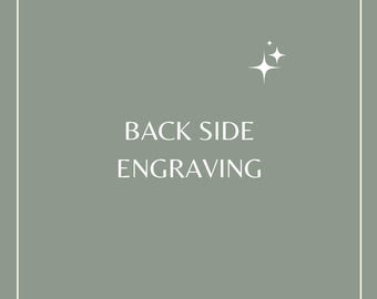 Back Side Engraving