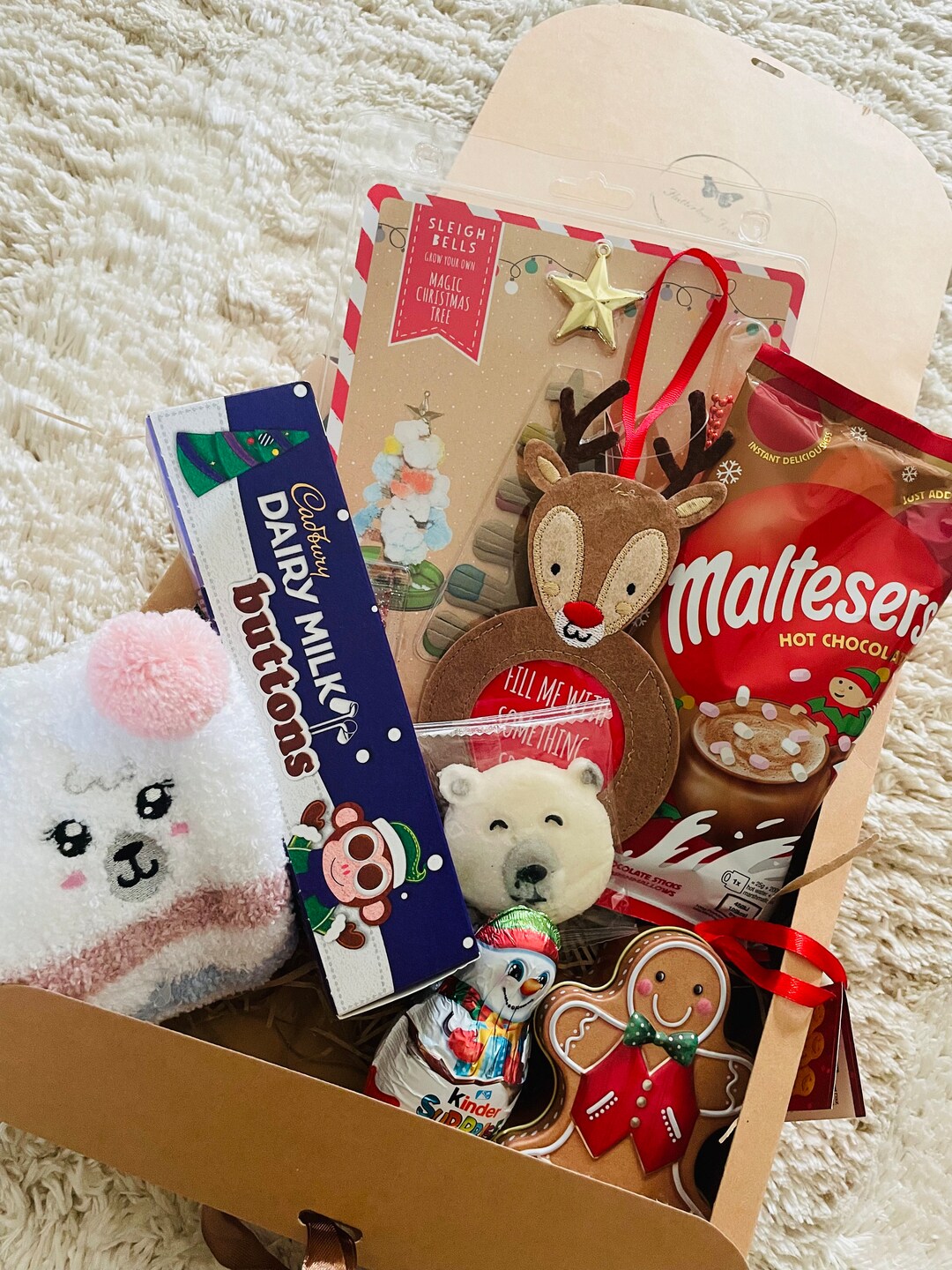 Childrens Christmas Eve Gift Box Kids Treat Box Xmas Etsy UK