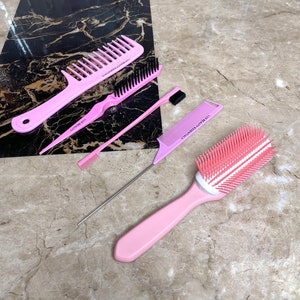Lux Comb Set in pink