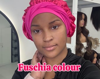 Cuffia per capelli Lux (taglia piccola) / Materiale in raso con fodera singola