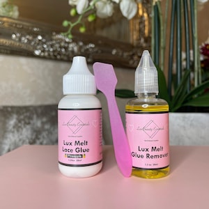 Lux Melt Lace Glue & Remover Set, Wig Glue Down, Styling Wigs