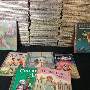Build a Lot, You Choose , Vintage Antique Golden Books 40s 50s 60s
