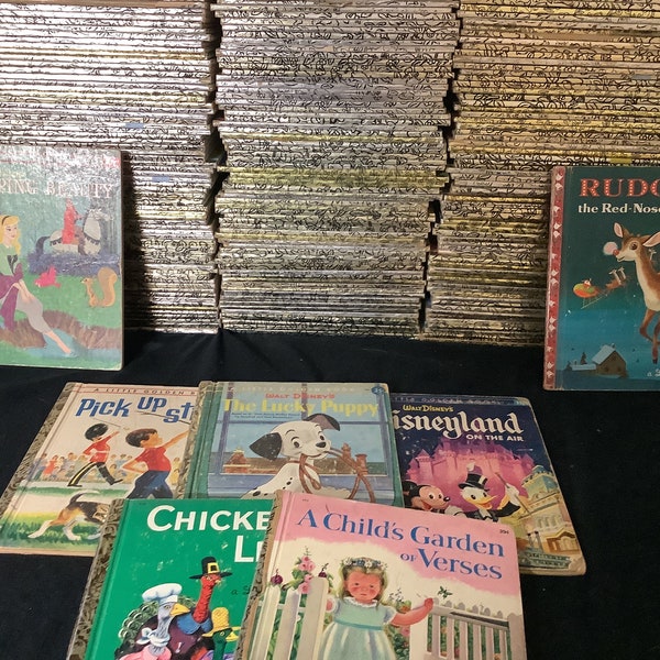 Build a Lot, You Choose , Vintage Antique Golden Books 40s 50s 60s