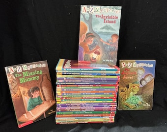 A to Z Mysteries Ron Roy 11 Book Set Lot Softcover Kids Summer