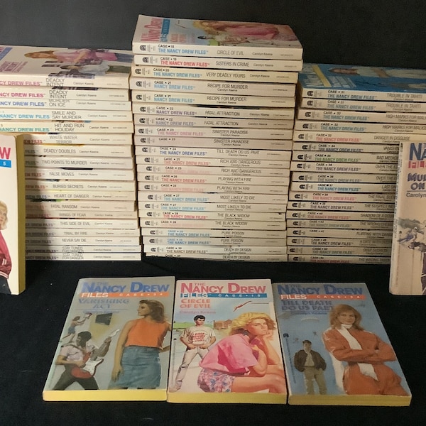 Vintage Nancy Drew Files: You Choose Titles, Build a Book Lot, Collection Carolyn Keene