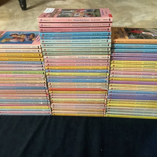 Build a Lot, You Choose: Babysitters Club Books Regular Series Ann M Martin Vintage 1-70 (higher than 70 is in a different listing)