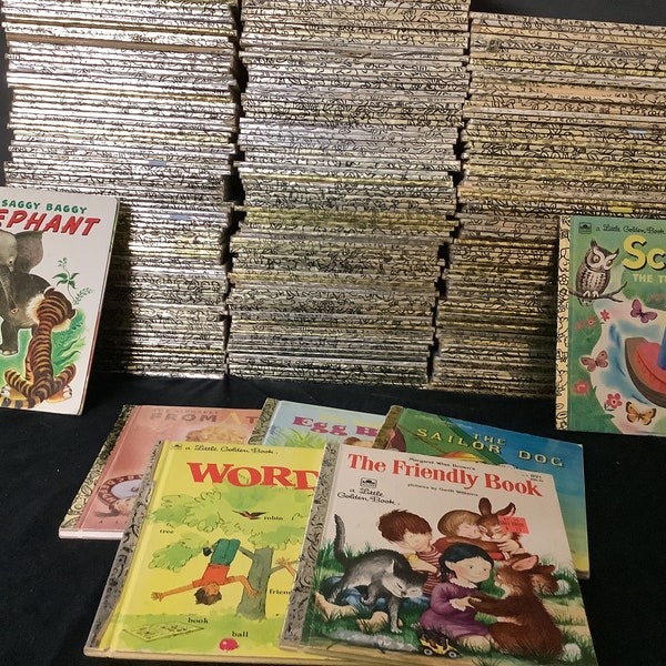 Build a Lot, You Choose, Classic Little Golden Books Make a Set, Pick Titles