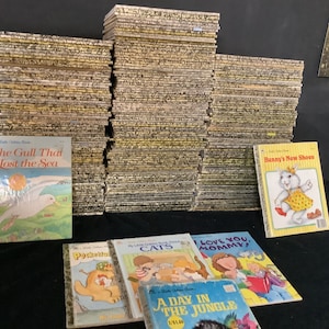 Build a Book Lot, YOU CHOOSE, Little Golden Books Assorted Many Years