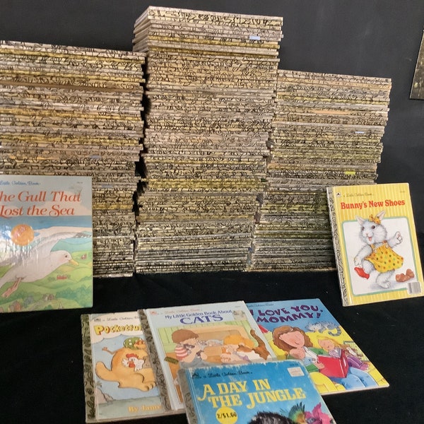 Build a Book Lot, YOU CHOOSE, Little Golden Books Assorted Many Years