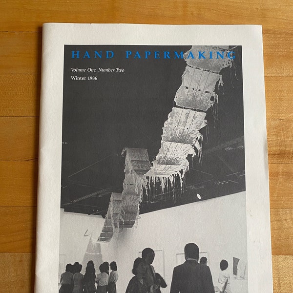 Handpapierherstellung, 1986 Band Eins, Zahl Zwei, Winter