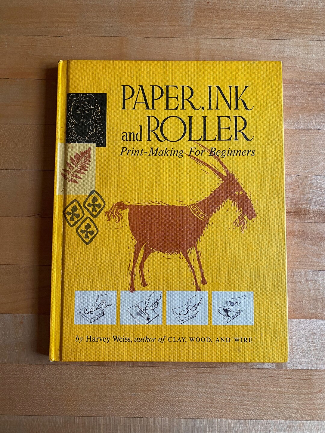 Paper Ink and Roller Printmaking for Beginners 1958 Etsy